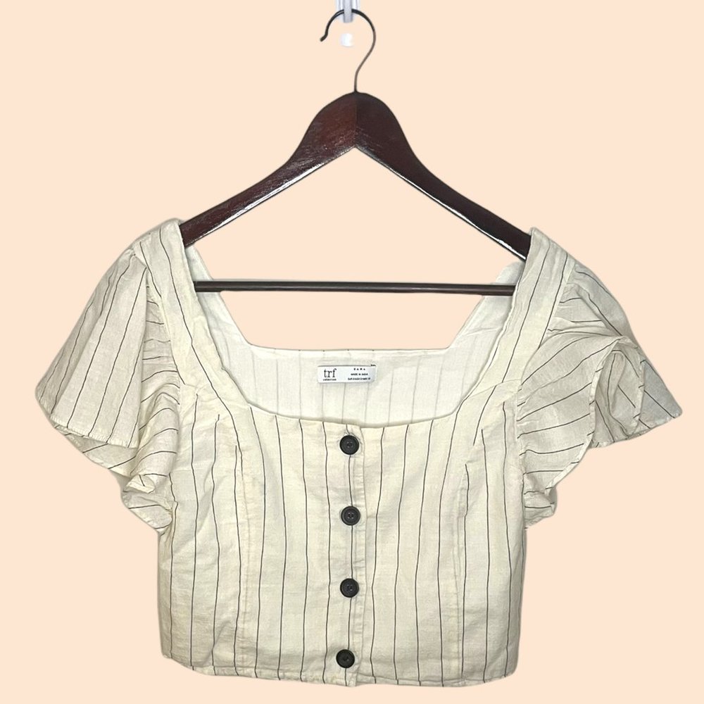 2 for $30 Zara trafaluc 100% cotton crop top